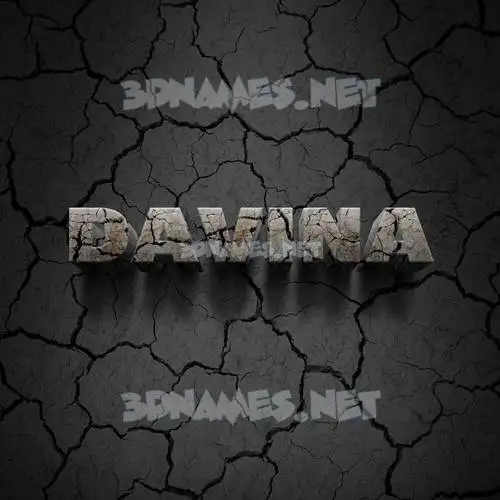davina in Cracked Stone style - 3D name wallpaper davina in Cracked Stone style - 3D name wallpaper