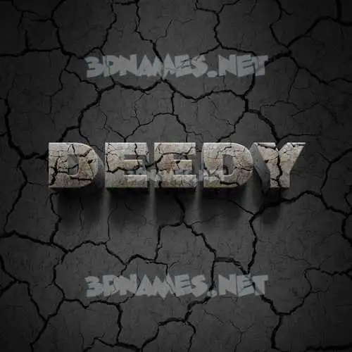 deedy in Cracked Stone style - 3D name wallpaper deedy in Cracked Stone style - 3D name wallpaper