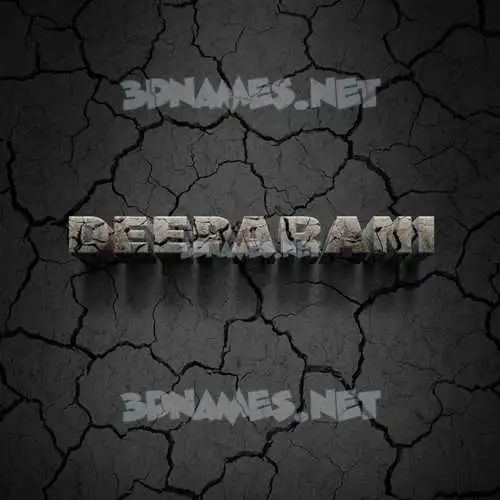 deeparani in Cracked Stone style - 3D name wallpaper deeparani in Cracked Stone style - 3D name wallpaper