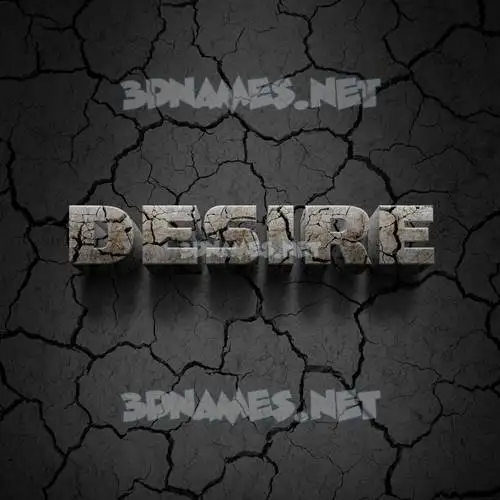 desire in Cracked Stone style - 3D name wallpaper desire in Cracked Stone style - 3D name wallpaper