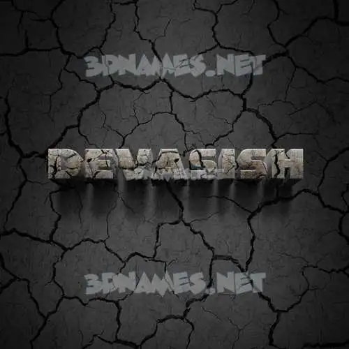 devasish in Cracked Stone style - 3D name wallpaper devasish in Cracked Stone style - 3D name wallpaper