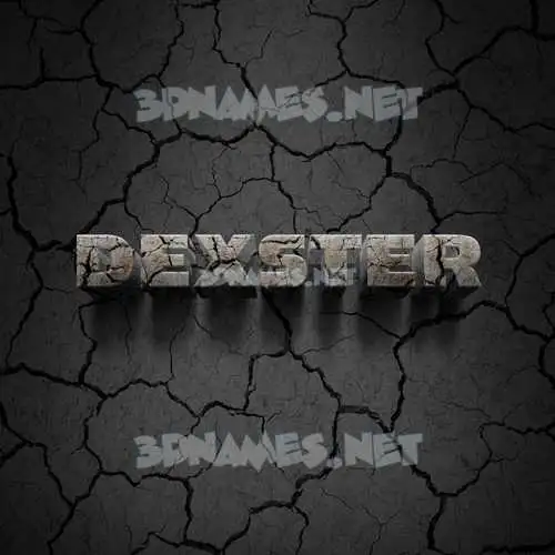 dexster in Cracked Stone style - 3D name wallpaper dexster in Cracked Stone style - 3D name wallpaper