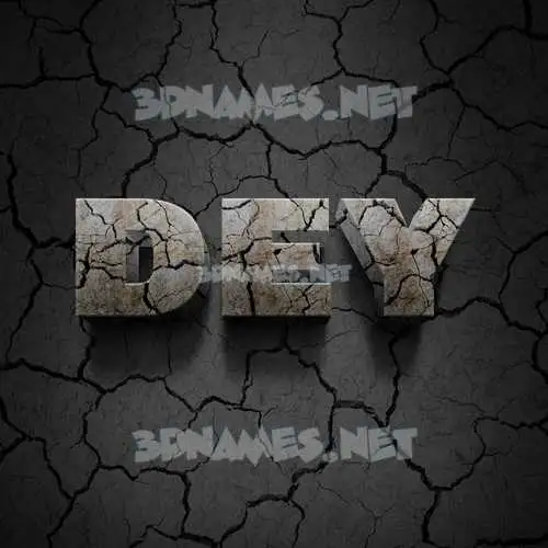 dey in Cracked Stone style - 3D name wallpaper dey in Cracked Stone style - 3D name wallpaper