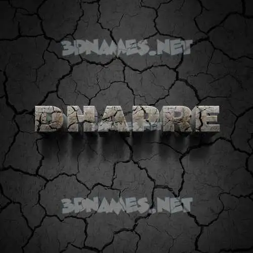 dhapre in Cracked Stone style - 3D name wallpaper dhapre in Cracked Stone style - 3D name wallpaper