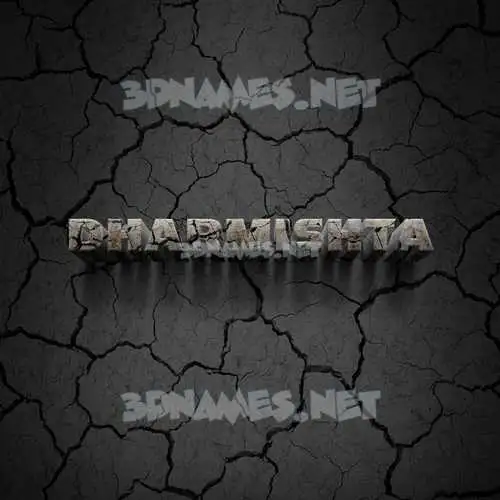 dharmishta in Cracked Stone style - 3D name wallpaper dharmishta in Cracked Stone style - 3D name wallpaper