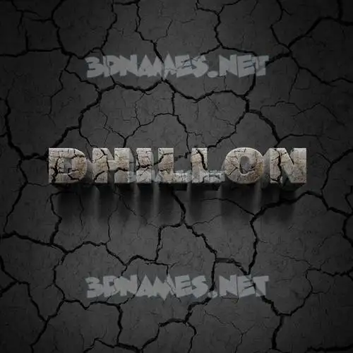 dhillon in Cracked Stone style - 3D name wallpaper dhillon in Cracked Stone style - 3D name wallpaper