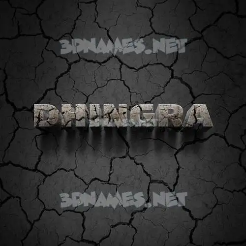 dhingra in Cracked Stone style - 3D name wallpaper dhingra in Cracked Stone style - 3D name wallpaper