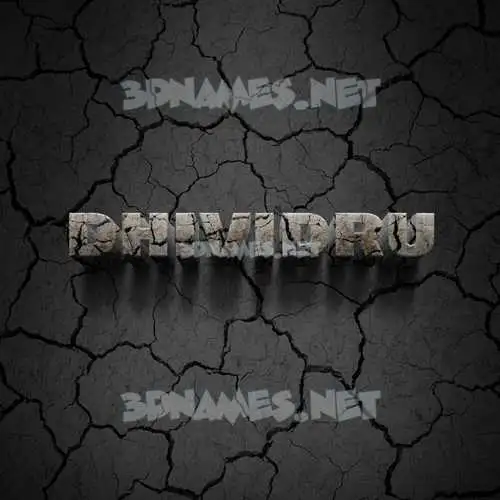 dhividru in Cracked Stone style - 3D name wallpaper dhividru in Cracked Stone style - 3D name wallpaper
