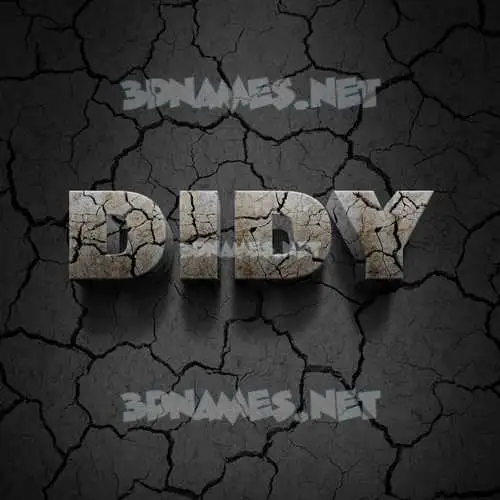didy in Cracked Stone style - 3D name wallpaper didy in Cracked Stone style - 3D name wallpaper