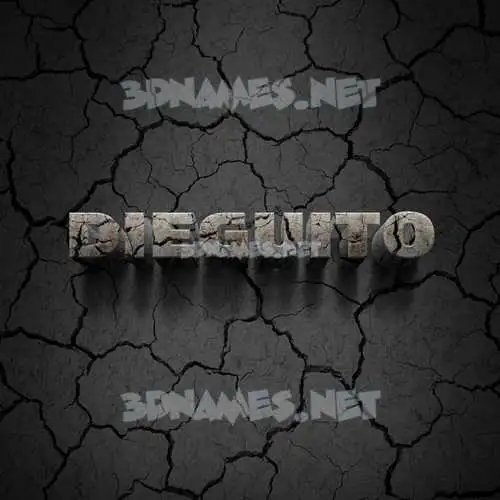 dieguito in Cracked Stone style - 3D name wallpaper dieguito in Cracked Stone style - 3D name wallpaper