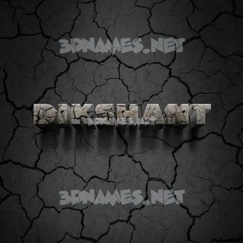 dikshant in Cracked Stone style - 3D name wallpaper dikshant in Cracked Stone style - 3D name wallpaper