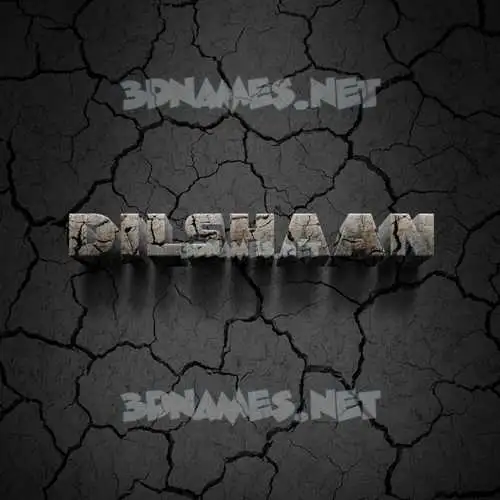 dilshaan in Cracked Stone style - 3D name wallpaper dilshaan in Cracked Stone style - 3D name wallpaper