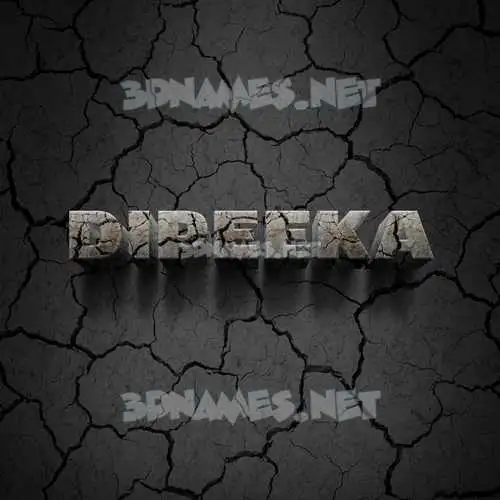 dipeeka in Cracked Stone style - 3D name wallpaper dipeeka in Cracked Stone style - 3D name wallpaper