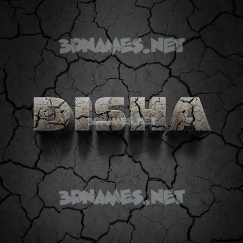 disha in Cracked Stone style - 3D name wallpaper disha in Cracked Stone style - 3D name wallpaper