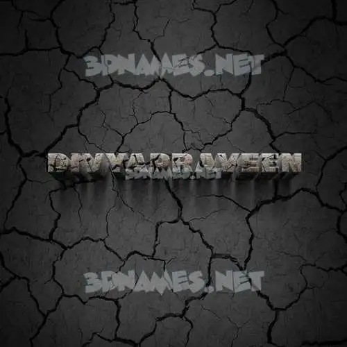 divyapraveen in Cracked Stone style - 3D name wallpaper divyapraveen in Cracked Stone style - 3D name wallpaper