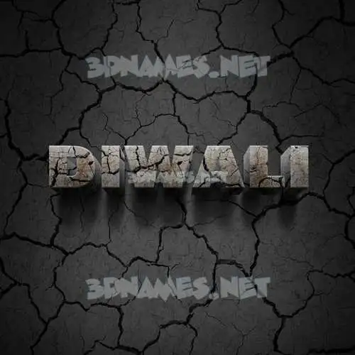 diwali in Cracked Stone style - 3D name wallpaper diwali in Cracked Stone style - 3D name wallpaper