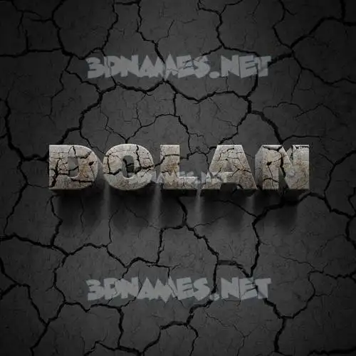 dolan in Cracked Stone style - 3D name wallpaper dolan in Cracked Stone style - 3D name wallpaper