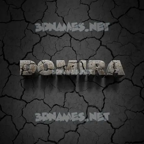 domira in Cracked Stone style - 3D name wallpaper domira in Cracked Stone style - 3D name wallpaper