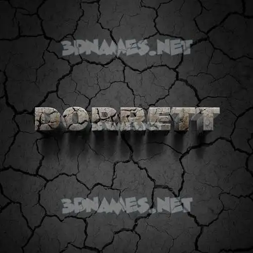 dorrett in Cracked Stone style - 3D name wallpaper dorrett in Cracked Stone style - 3D name wallpaper