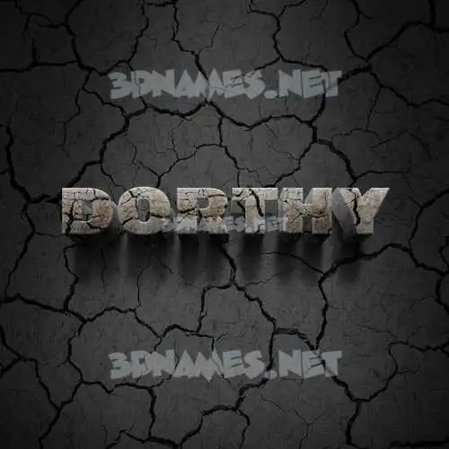 dorthy in Cracked Stone style - 3D name wallpaper dorthy in Cracked Stone style - 3D name wallpaper