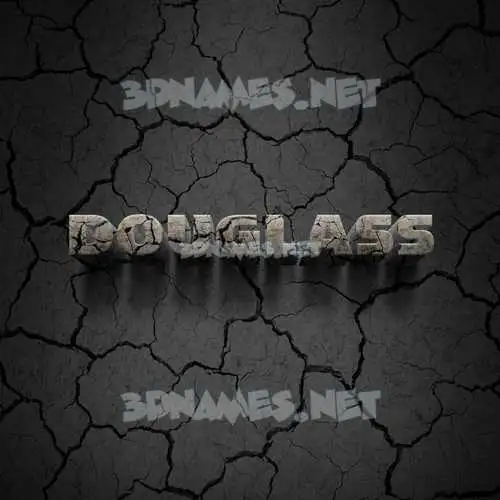 douglass in Cracked Stone style - 3D name wallpaper douglass in Cracked Stone style - 3D name wallpaper