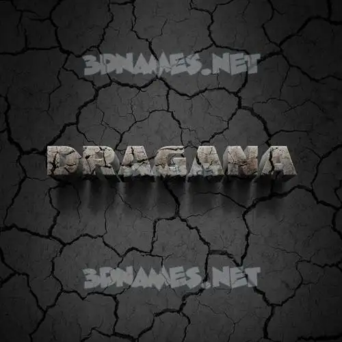 dragana in Cracked Stone style - 3D name wallpaper dragana in Cracked Stone style - 3D name wallpaper