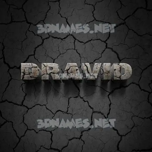 dravid in Cracked Stone style - 3D name wallpaper dravid in Cracked Stone style - 3D name wallpaper