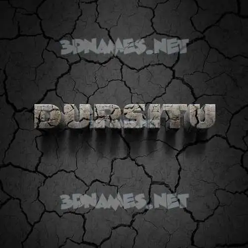 dursitu in Cracked Stone style - 3D name wallpaper dursitu in Cracked Stone style - 3D name wallpaper