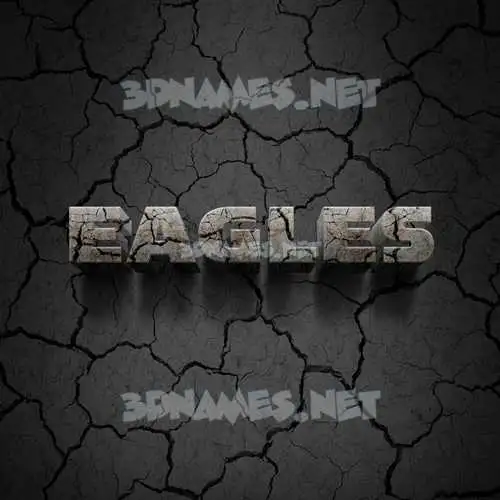 eagles in Cracked Stone style - 3D name wallpaper eagles in Cracked Stone style - 3D name wallpaper