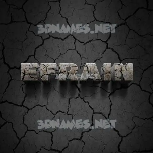 efrain in Cracked Stone style - 3D name wallpaper efrain in Cracked Stone style - 3D name wallpaper