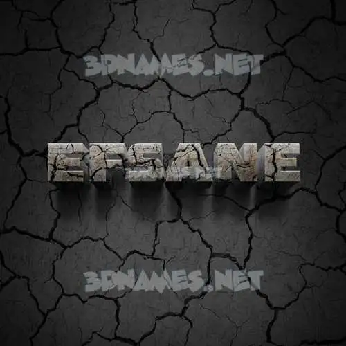 efsane in Cracked Stone style - 3D name wallpaper efsane in Cracked Stone style - 3D name wallpaper