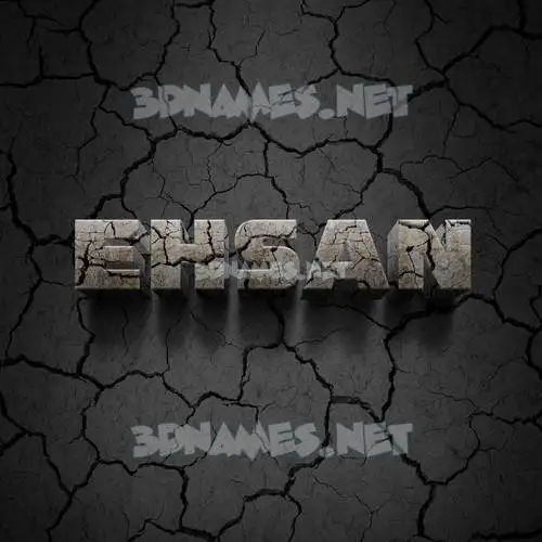 ehsan in Cracked Stone style - 3D name wallpaper ehsan in Cracked Stone style - 3D name wallpaper
