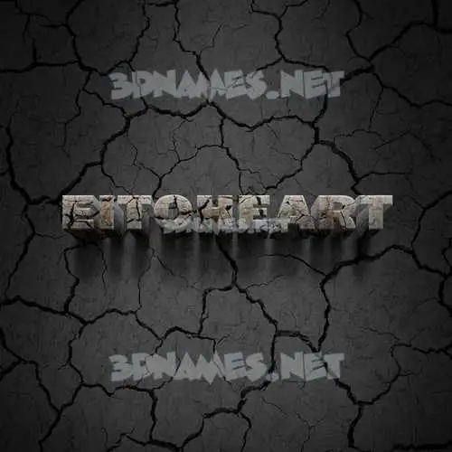 eitoheart in Cracked Stone style - 3D name wallpaper eitoheart in Cracked Stone style - 3D name wallpaper