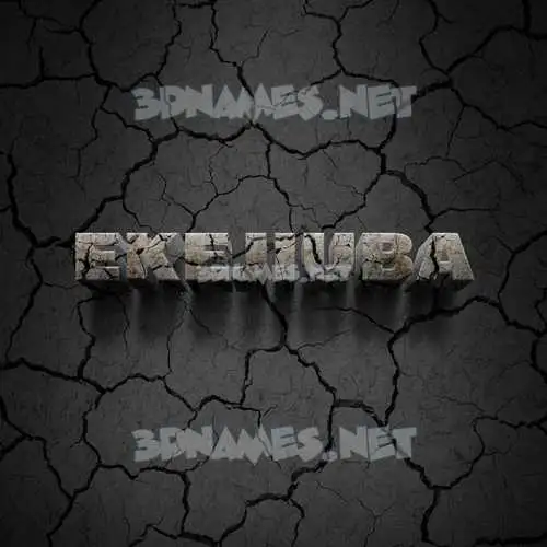 ekejiuba in Cracked Stone style - 3D name wallpaper ekejiuba in Cracked Stone style - 3D name wallpaper
