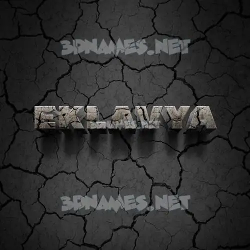 eklavya in Cracked Stone style - 3D name wallpaper eklavya in Cracked Stone style - 3D name wallpaper