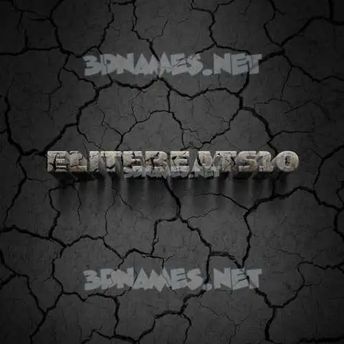 elitebeats10 in Cracked Stone style - 3D name wallpaper elitebeats10 in Cracked Stone style - 3D name wallpaper