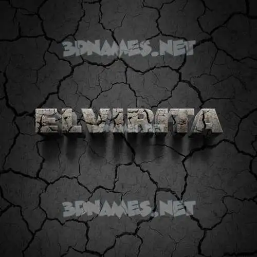 elvirita in Cracked Stone style - 3D name wallpaper elvirita in Cracked Stone style - 3D name wallpaper