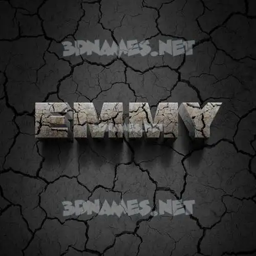 emmy in Cracked Stone style - 3D name wallpaper emmy in Cracked Stone style - 3D name wallpaper