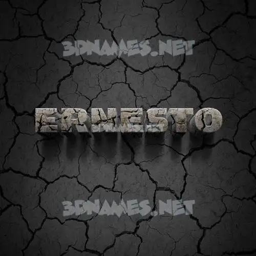 ernesto in Cracked Stone style - 3D name wallpaper ernesto in Cracked Stone style - 3D name wallpaper