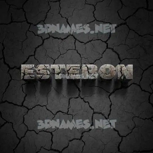 estebon in Cracked Stone style - 3D name wallpaper estebon in Cracked Stone style - 3D name wallpaper