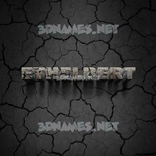 ethelbert in Cracked Stone style - 3D name wallpaper ethelbert in Cracked Stone style - 3D name wallpaper