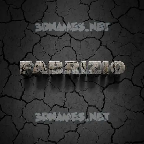 fabrizio in Cracked Stone style - 3D name wallpaper fabrizio in Cracked Stone style - 3D name wallpaper
