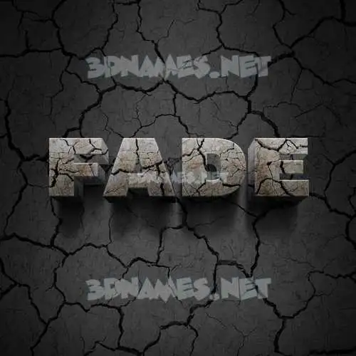 fade in Cracked Stone style - 3D name wallpaper fade in Cracked Stone style - 3D name wallpaper