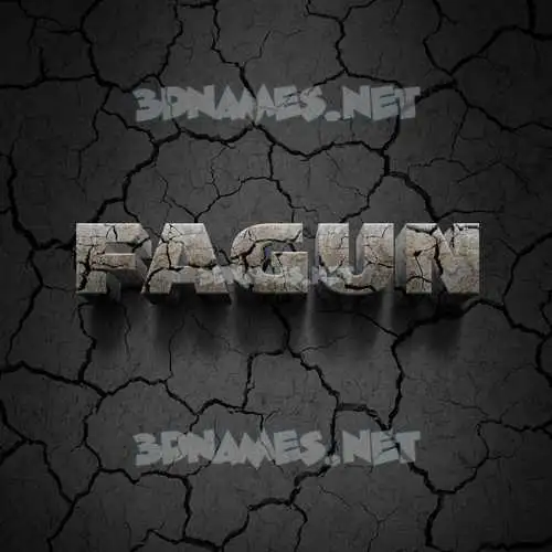 fagun in Cracked Stone style - 3D name wallpaper fagun in Cracked Stone style - 3D name wallpaper