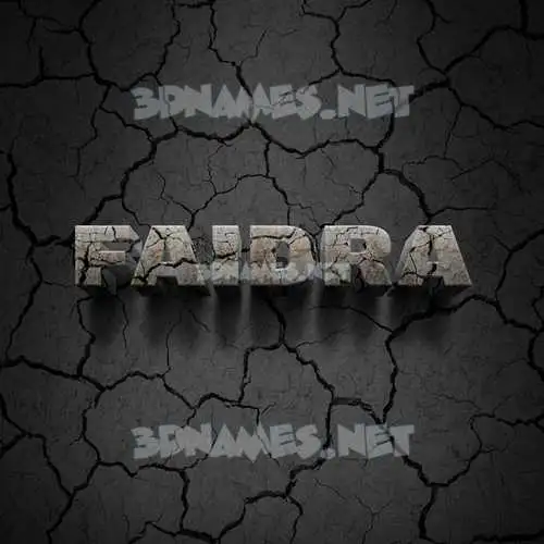 faidra in Cracked Stone style - 3D name wallpaper