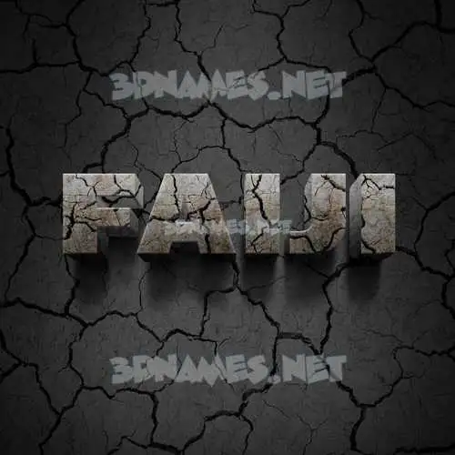 faiji in Cracked Stone style - 3D name wallpaper faiji in Cracked Stone style - 3D name wallpaper