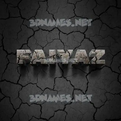 faiyaz in Cracked Stone style - 3D name wallpaper faiyaz in Cracked Stone style - 3D name wallpaper