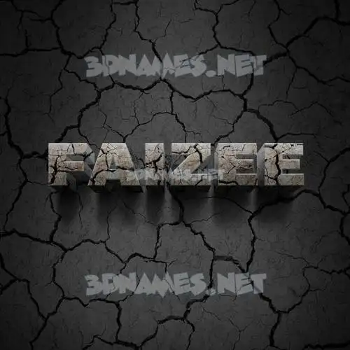 faizee in Cracked Stone style - 3D name wallpaper faizee in Cracked Stone style - 3D name wallpaper