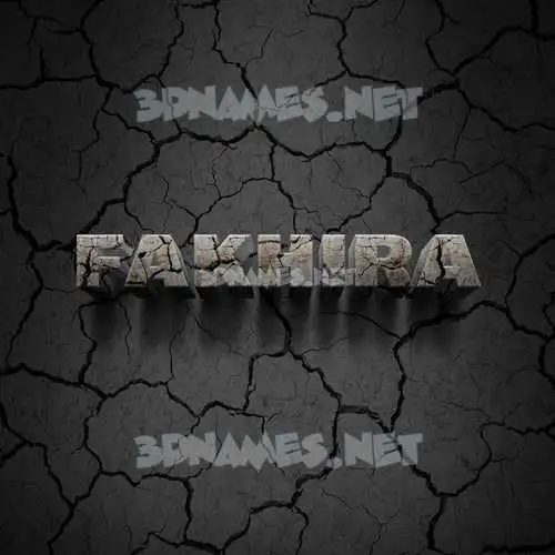 fakhira in Cracked Stone style - 3D name wallpaper fakhira in Cracked Stone style - 3D name wallpaper