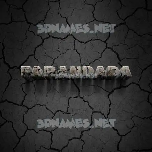 farandada in Cracked Stone style - 3D name wallpaper farandada in Cracked Stone style - 3D name wallpaper